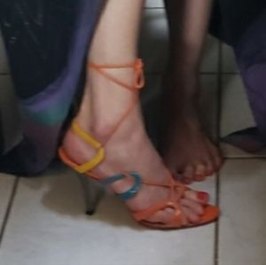 Manolo Blahnik Strappy Heel Sandal